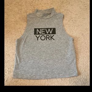 Gray tank top